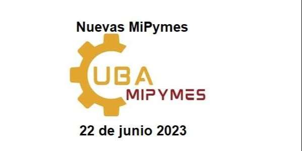 Nuevas mipymes 22 junio 2023