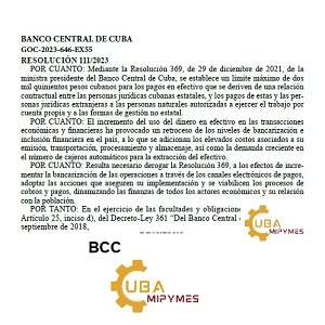 BCC emite resolucion 11-2023