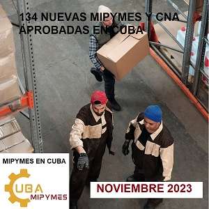 134 nuevas empresas mipymes en Cuba