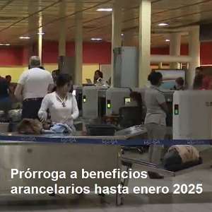 prorroga de impuestos a productos en Cuba